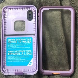 LIFEPROOF IPHONE X PINK/purple